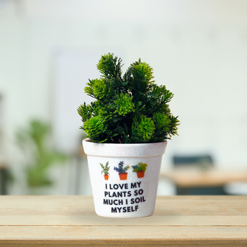 Melamine pot with creative design